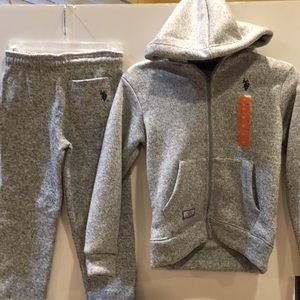U.S. Polo Assn. Fleece lined Sweatsuit NWT 😎